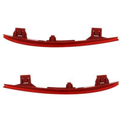 New Pair Of Reflector Lights Compatible With Honda Accord Ex Hybrid Ex-L Sport Sport-L Touring Lx thumbnail 9