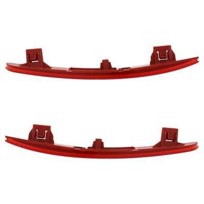 New Pair Of Reflector Lights Compatible With Honda Accord Ex Hybrid Ex-L Sport Sport-L Touring Lx thumbnail 11