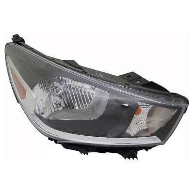 Headlight Assembly Right Passenger Side Compatible With 2018-2020 Kia Rio Ex Sedan Rio Lx Sedan Rio