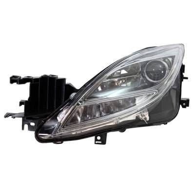Headlight Assembly Left Driver Side Compatible With 2009-2010 Mazda 6 S Sedan 6 I Sedan Clear Lens