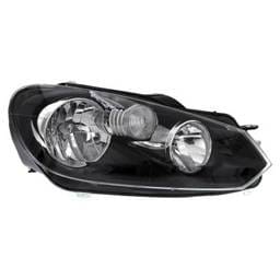 Headlight Assembly Right Passenger Side Compatible With 2010-2014 Volkswagen Gti Hatchback Golf