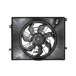 Dual Radiator And Condenser Fan Compatible With 2011-2013 Hyundai Kia Sonata Hybrid Optima Hybrid