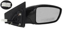 Door Mirror Assembly Right Passenger Side Compatible With 2011-2012 Hyundai Sonata 2012-2011 Door