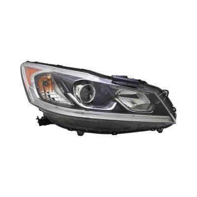 Headlight Assembly Right Passenger Side Compatible With 2016-2017 Honda Accord Ex-L Sedan Accord Ex