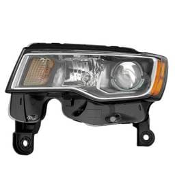 Headlight Assembly Left Driver Side Compatible With 2017-2021 Jeep Grand Cherokee Sport Utility