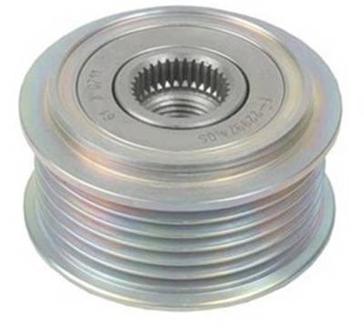 6-Groove Alternator Decoupler Pulley Compatible With 2005-2006 Chevrolet Ssr Trailblazer 6.0L V8