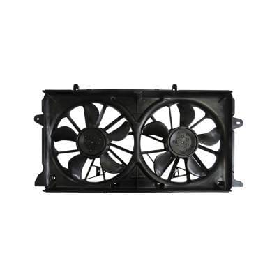Dual Radiator & Condenser Fan Compatible With 2014-2018 Cadillac Chevrolet Gmc Escalade Esv Escalade