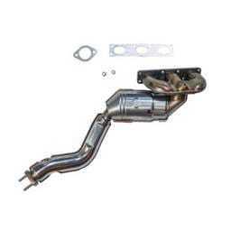 Front Direct-Fit Cat Converter Compatible With 2001-2003 Bmw 530I X5 3.0L I6 Dohc 24V Replaces Bmw