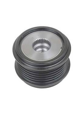 New 6 Groove Clutch Pulley Compatible With Volkswagen Beetle 1.8L Golf Jetta 2.0L 038-903-023S thumbnail 3