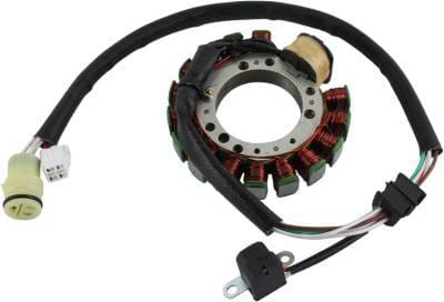 Magneto Stator Compatible With Yamaha Grizzly 600 4X4 Yfm600fwa 595Cc Air/Oil-Cooled Single-Cylinder