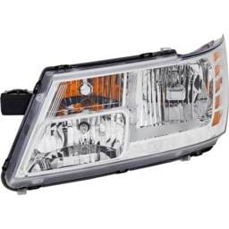 Headlight Compatible With 2009-2020 Dodge Journey 2.4L 3.6L I4 Tigershark Left Driver Side Halogen