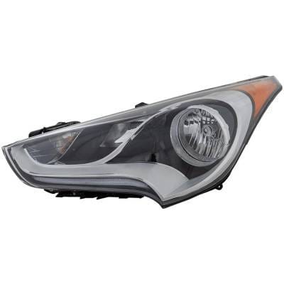 Headlight Compatible With 2012-2017 Hyundai Veloster 1.6L I4 Gamma Left Driver Side Halogen thumbnail 3