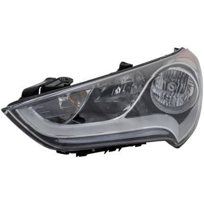 Headlight Compatible With 2012-2017 Hyundai Veloster 1.6L I4 Gamma Left Driver Side Halogen thumbnail 5