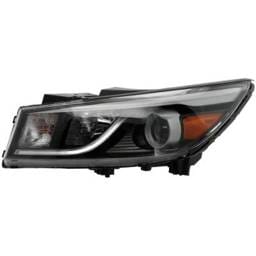 Headlight Compatible With 2015-2018 Kia Sedona 3.3L V6 Left Driver Side Halogen Repk100188q 276Hp