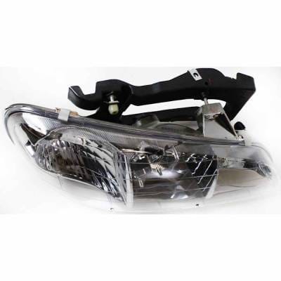 Headlight Compatible With 1996-1998 Pontiac Grand Am Right Passenger Side Replaces 16524658 thumbnail 13