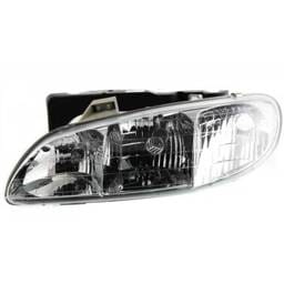 Headlight Compatible With 1996-1998 Pontiac Grand Am Left Driver Side Replaces 16524657 20-3166-00