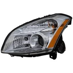 Headlight Compatible With 2007-2008 Nissan Maxima 3.5L V6 Vq35de Left Driver Side Halogen Repn100106