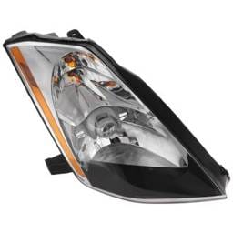 Headlight Compatible With 2003-2005 Nissan 350Z 3.5L V6 Vq35de/Vq35hr Right Passenger Side Halogen