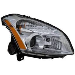 Headlight Compatible With 2007-2008 Nissan Maxima 3.5L V6 Vq35de Right Passenger Side Halogen
