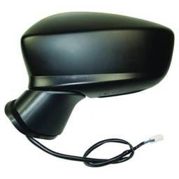 New Left Driver Side Door Mirror Compatible With 2014-2016 Mazda 3 Power Bhn9-69-1N7 Bhn9691n7