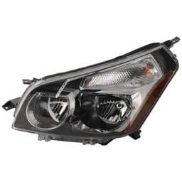 Headlight Compatible With 2009-2010 Pontiac Vibe 1.8L I4 Left Driver Side Halogen Repp100106 164Hp