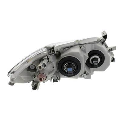 Halogen Headlight Assembly Left Driver Side Compatible With 2010-2011 Toyota Camry Projector Black thumbnail 3