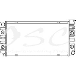 New Radiator Compatible With Part Numbers 2381 Cu1218 Cu1696 20621 20631 52457702 52458845 52461600