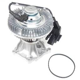 New Water Pump W/ Fan Clutch Fits Ford F250 F350 F450 F550 Super Duty 6.4L 2009