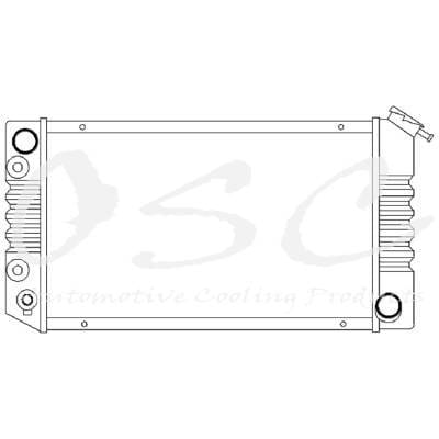 New Radiator Compatible With Part Number Cu963 20267 20422 20441 3049621 3049622 3050620 3053231