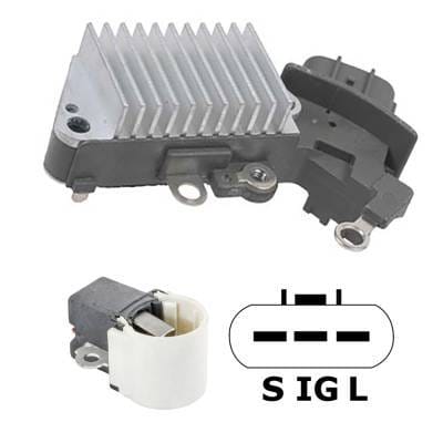 New 1 2Volt Regulator Kit Fits Toyota Matrix 03-06 In441 27060-20010-84 Al3316x thumbnail 3