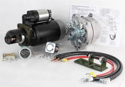 24 To 12 Volt Alternator Starter Conversion Kit Compatible With John Deere Tractor 3010 Ts-8000 thumbnail 2