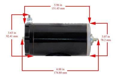 New Permanent Magnet Motor Compatible With Side Door Wheelchair Lifts For Vans Etc W8931 14785 W8931 thumbnail 3
