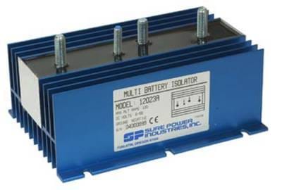 120 Amp Battery Isolator Compatible With Dual Battery Systems Ems Fire Truck Rv Marine Sure Power thumbnail 2
