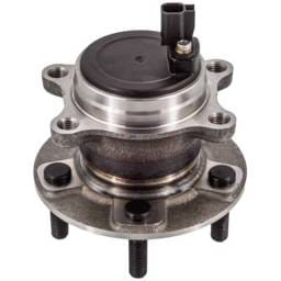 Rear Hub Bearing Assembly Compatible With 2012-2018 Ford Focus 5-Lug Abs 512466 Bolt-On Direct Fit
