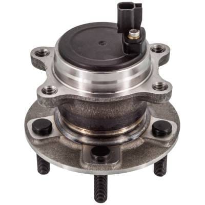 Rear Hub Bearing Assembly Compatible With 2012-2018 Ford Focus 5-Lug Abs 512466 Bolt-On Direct Fit
