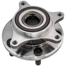 Front Hub Bearing Assembly Compatible With 2017-2021 Honda Civic 5-Lug Abs 513421 Bolt-On Direct Fit