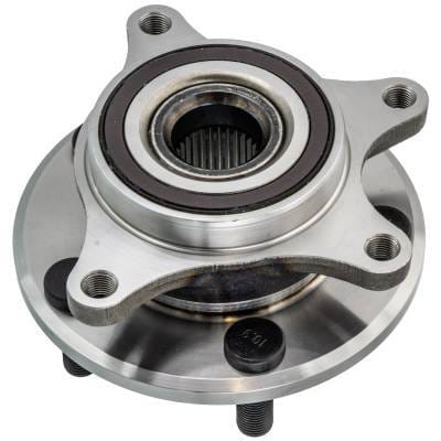 Front Hub Bearing Assembly Compatible With 2017-2021 Honda Civic 5-Lug Abs 513421 Bolt-On Direct Fit