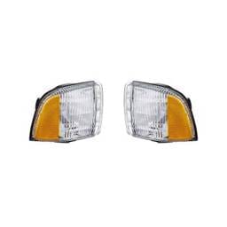 New Pair Of Turn Signal Lights Compatible With Dodge Ram 3500 1994-02 55054772Ad Ch2521119
