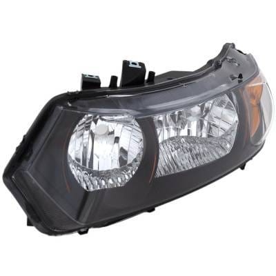 Headlight Compatible With 2006-2009 Honda Civic 1.8L 2.0L I4 R18a1 K20z3 Left Driver Side Halogen thumbnail 3
