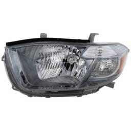 Headlight Compatible With 2008-2010 Toyota Highlander 2.7L 3.5L I4 Left Driver Side 270Hp Replaces