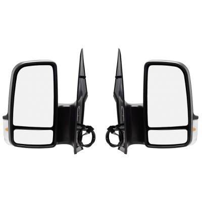 New Door Mirrors Pair Fits Mercedes Benz Sprinter 2500 10-14 Mb1320114 Mb1321114