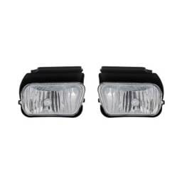 New Fog Light Set Of Two Compatible With Chevrolet Silverado 1500 2500 2003-2004 15190983 15190982