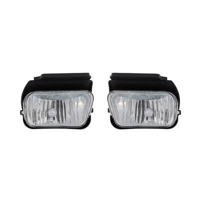 New Fog Lights Pair Compatible With Chevrolet Silverado 2500 Hd 2003-04 15190983 15190982 Gm2593127