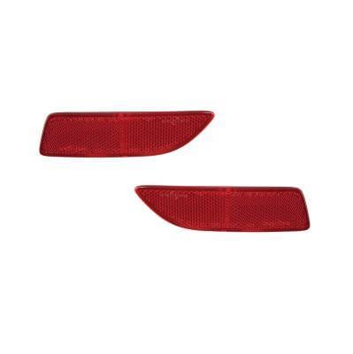 New Pair Of Reflector Lights Compatible With Toyota Corolla 2011-2013 81910-02130 8192002030 thumbnail 2
