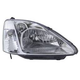 Headlight Compatible With 2002-2003 Honda Civic 1.7L 2.0L I4 D17a1 D17a2 K20a3 Right Passenger Side