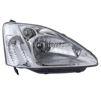 Headlight Compatible With 2002-2003 Honda Civic 1.7L 2.0L I4 D17a1 D17a2 K20a3 Right Passenger Side thumbnail 3