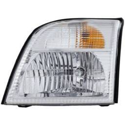 Headlight Compatible With 2002-2005 Mercury Mountaineer 4.0L 4.6L V6 Left Driver Side 292Hp Replaces