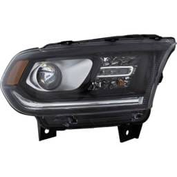 Headlight Compatible With 2014-2017 Dodge Durango 3.6L 5.7L V6 Hellcat Right Passenger Side Halogen
