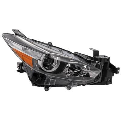 Headlight Compatible With 2017-2018 Mazda 3 3 Sport 2.0L 2.5L I4 Pe-Vps Py-Vps Right Passenger Side