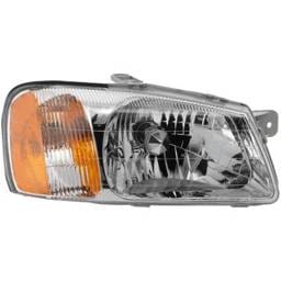Headlight Compatible With 2000-2002 Hyundai Accent Right Passenger Side Replaces 9210225050